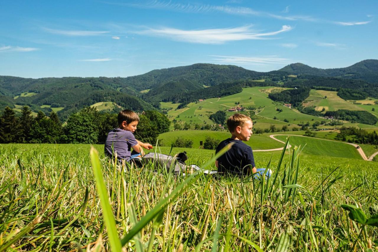 Ferienwohnung Mit Komfort Oberharmersbach Bagian luar foto